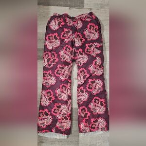 Snozu Women's Snow Pants Paisley Print Glacier Shield Insulation Ski Sz Small